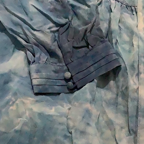 Joie women’s blue tie dye silky summer beach Top size medium - Picture 5 of 6